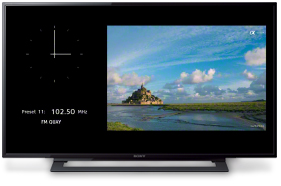 TIVI LCD SONY KDL-40R350B VN3 thưởng thức chương trình FM yêu thích