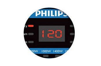 Bếp điện từ Philips HD4921 sử dụng màn hình kỹ thuật số hiển thị rõ ràng
