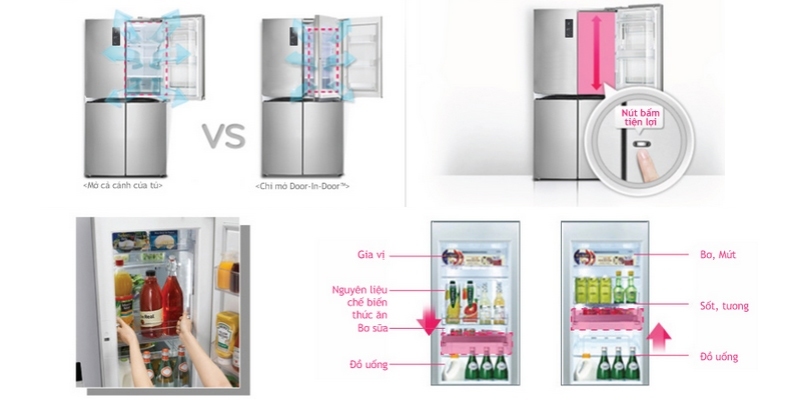 Tủ lạnh LG GR-R24FGK 676 lít giảm giá đặc biệt tại nguyenkim.com