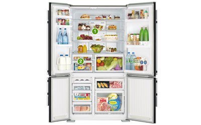 Tủ lạnh loại nào tốt? Tủ lạnh Mitsubishi Electric MR-L78EH 635 lít thép không gỉ