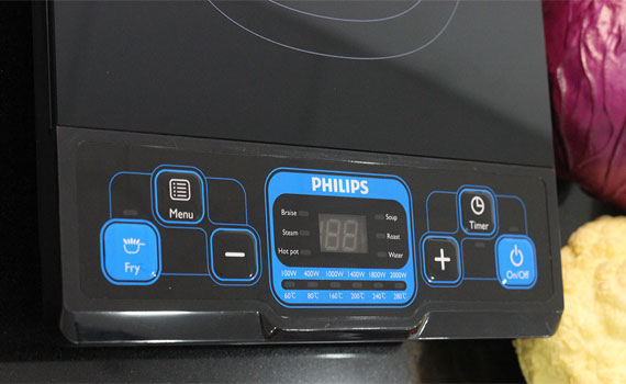 Bếp điện từ Philips HD4921 nhiều chế độ nấu tiện lợi