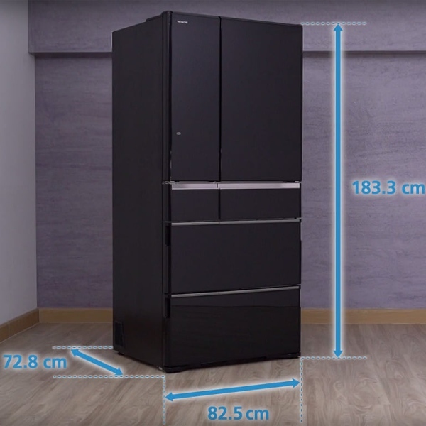 Tủ lạnh Hitachi Inverter Multi Doors 615 lít R-WX620KV (XK)