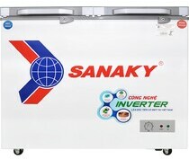 Tủ đông Sanaky Inverter 260 lít VH-3699W4K mặt chính diện