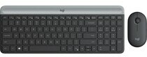 Bộ bàn phím chuột không dây Logitech MK470 Đen chính diện