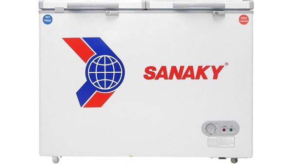 Tủ đông Sanaky 280 lít VH-405W2 mặt chính diện