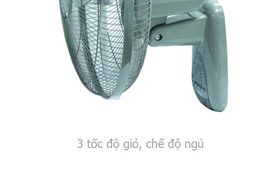 Quạt treo Senko TR828 xám có 3 tốc độ gió