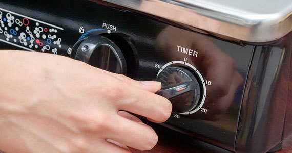 Bếp gas Rinnai RV-970(ST) được trang bị đồng hồ hẹn giờ rất tiện lợi