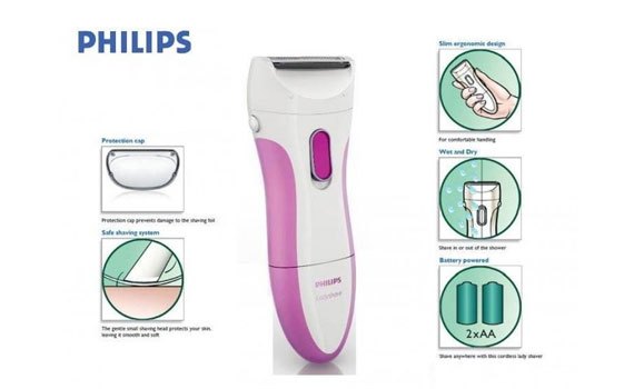 M&aacute;y l&agrave;m sạch l&ocirc;ng Philips BRT381 thiết kế tay cầm tiện dụng