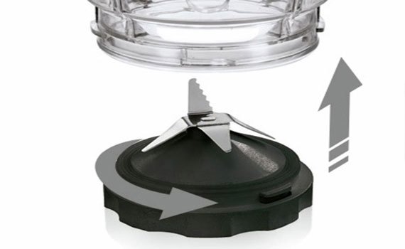 Lưỡi dao bằng thép không gỉ của máy xay sinh tố Bosch MMB12P4R