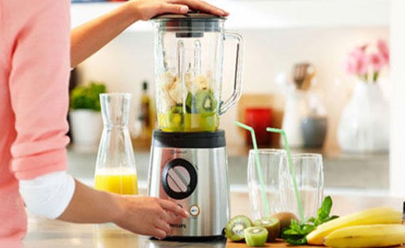 Máy xay trái cây Philips HR2915/00 có lưỡi dao ProBlend 6 cánh