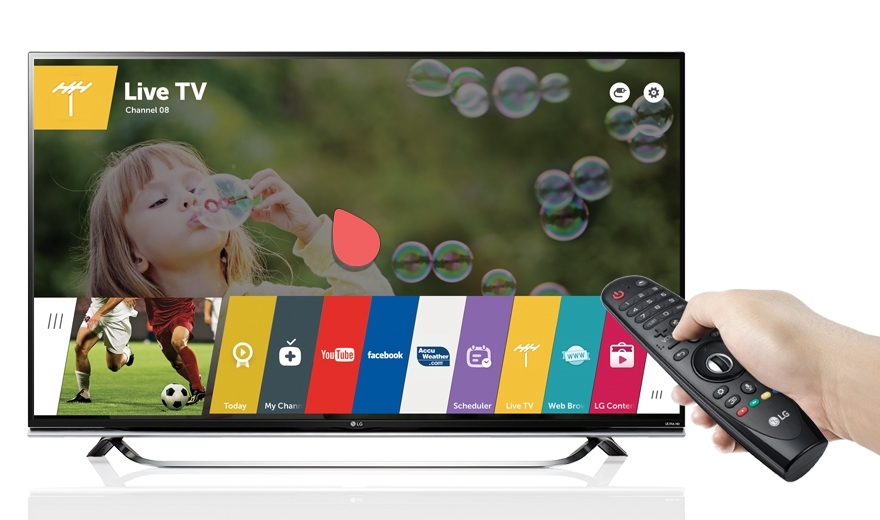 Điều khiển Smart TV LG LF630T dễ d&agrave;ng hơn với Magic Remote
