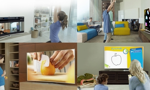 TV Led Samsung UA48JU6600 48 inch c&oacute; kho ứng dụng phong ph&uacute;