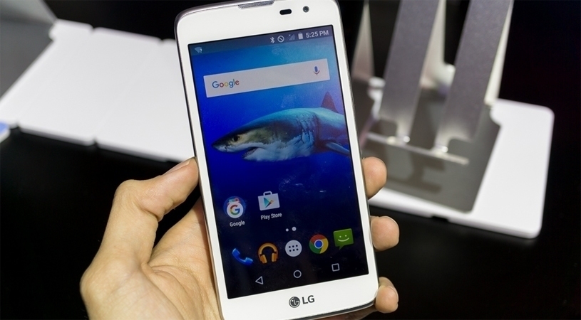 Điện thoại LG K7 màn hình 5.0 inches với tấm kính 2.5D