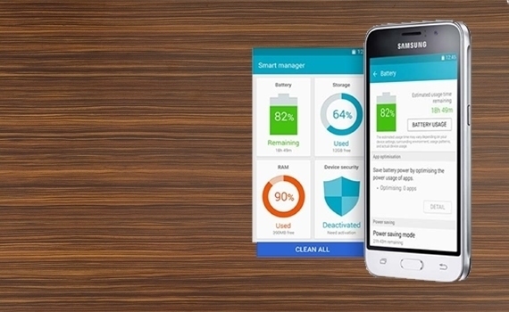 Điện thoại Samsung Galaxy J1 quản lý điện thoại thông minh