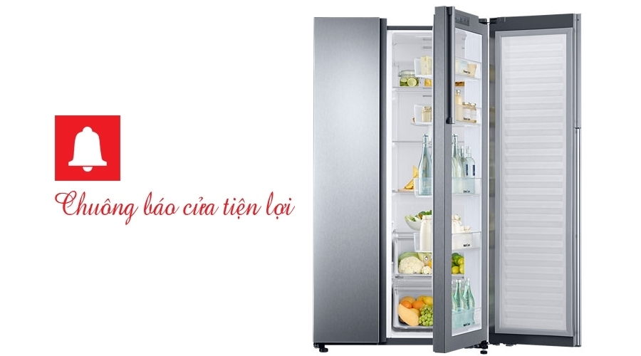 Tủ lạnh Samsung 609 lít RH60J8132SL có chuông báo cửa tiện lợi