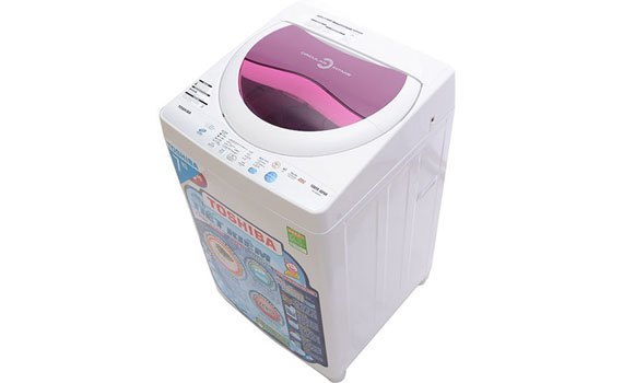 Mua máy giặt ở đâu tốt? Máy giặt Toshiba AW-A800SV 7 kg hồng