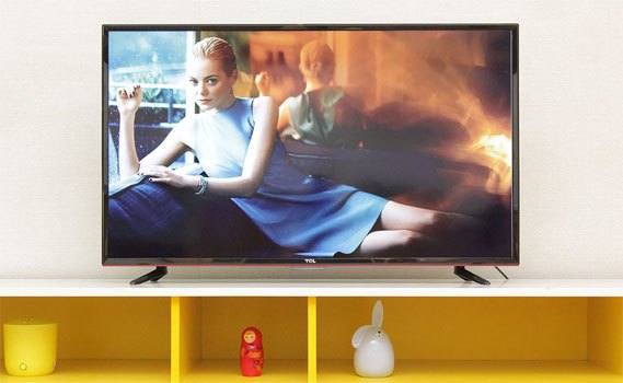 Tivi LED TCL 40 inches L40D2700 có kích thước 40 inches