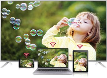 Tivi LED LG 55LB582T tương tác với các thiết bị thông minh