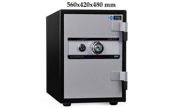 Két sắt Solid SLS-56C được thiết kế hệ thống khóa tiện lợi