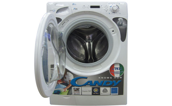 Máy giặt Candy GC1082D1 thiết kế hiện đại, nhỏ gọn