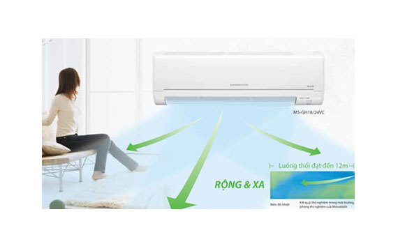 Máy lạnh Mitsubishi Electric MS/MU-H10VC nhiệt độ tự động