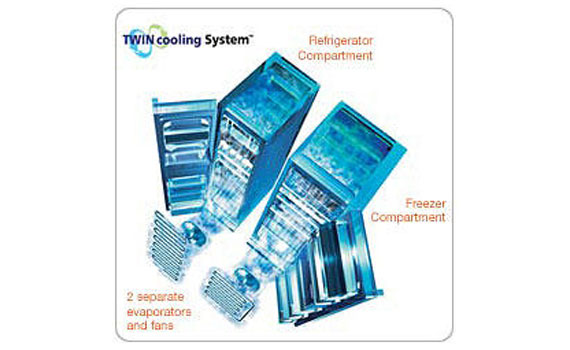 Tủ lạnh Samsung RS21HKLFH1 hệ thống làm lạnh kép mạnh mẽ