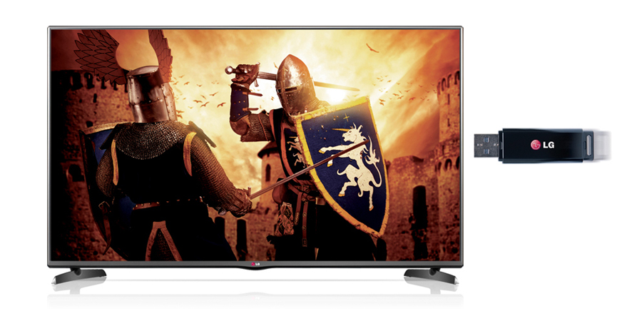 TV LCD LG 47LB650T hỗ trợ cổng USB