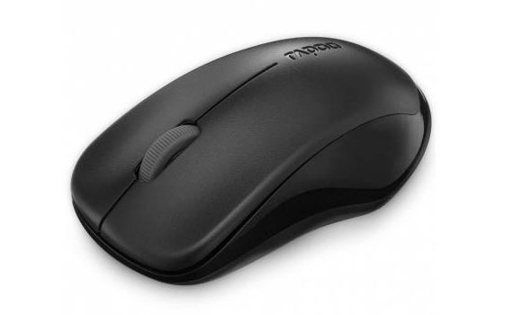 Chuột RAPOO 1620 - M&Agrave;U ĐEN lướt tốt tr&ecirc;n mọi bề mặt