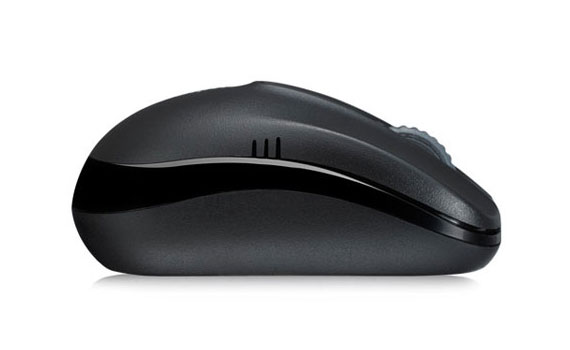 Chuột vi t&iacute;nh 5GHZ RAPOO 1070P BLACK với viền cao su &ecirc;m &aacute;i khi d&ugrave;ng