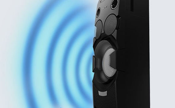 D&agrave;n &acirc;m thanh Sony Hifi MHC-V7D||C SP6 sở hữu c&ocirc;ng suất l&ecirc;n đến 1440W