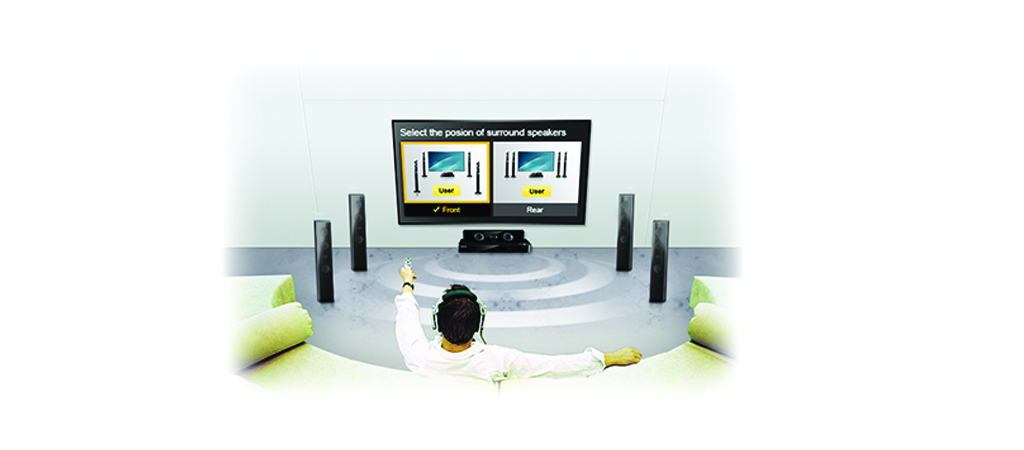 D&agrave;n m&aacute;y Samsung HT-F453HRK lắp đặt đơn giản