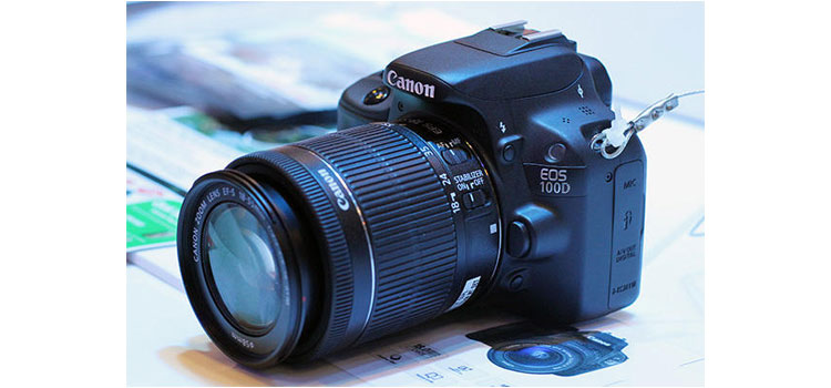 M&aacute;y ảnh Canon EOS 100D gi&aacute; rẻ tại Nguyễn Kim
