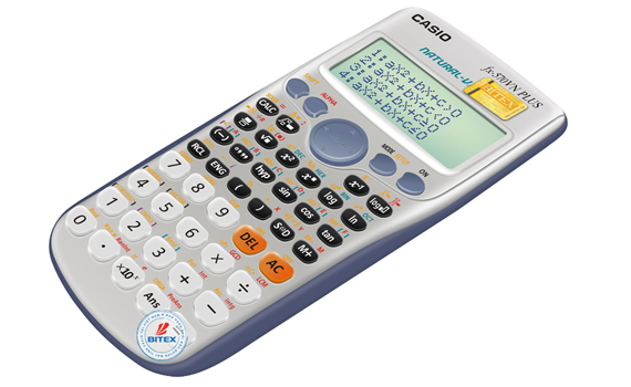 Máy tính Casio FX-570VN Plus sử dụng bàn phím chắc chắn, chữ nổi sắc nét