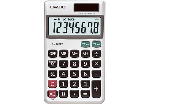 M&aacute;y t&iacute;nh Casio SL-300TV gi&aacute; rẻ khuyến m&atilde;i ưu đ&atilde;i qu&agrave; tặng tại nguyenkim.com
