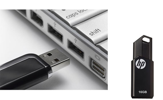 USB HP V150W 16GB kết nối và chia sẽ thông tin