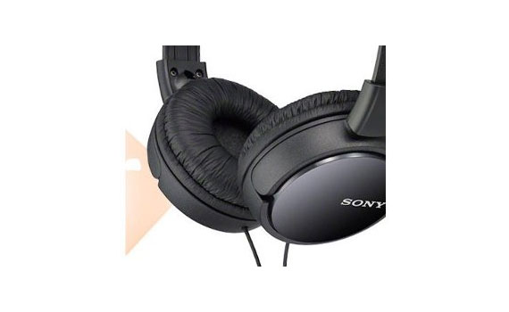 Tai Nghe Sony MDR-ZX110AP/BCE đệm lót tai êm ái