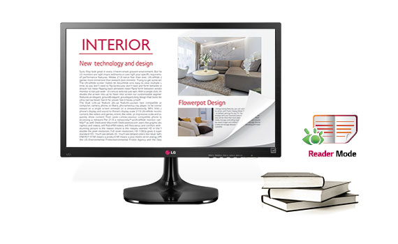 Màn hình máy tính Asus VX229H đọc sách hiệu quả