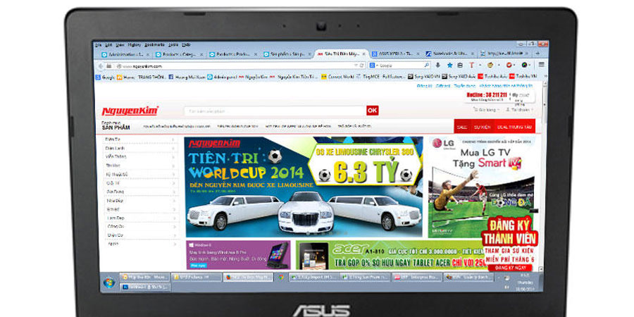 Máy tính xách tay Asus X450LA-WX022D màn hình 14.0 inch