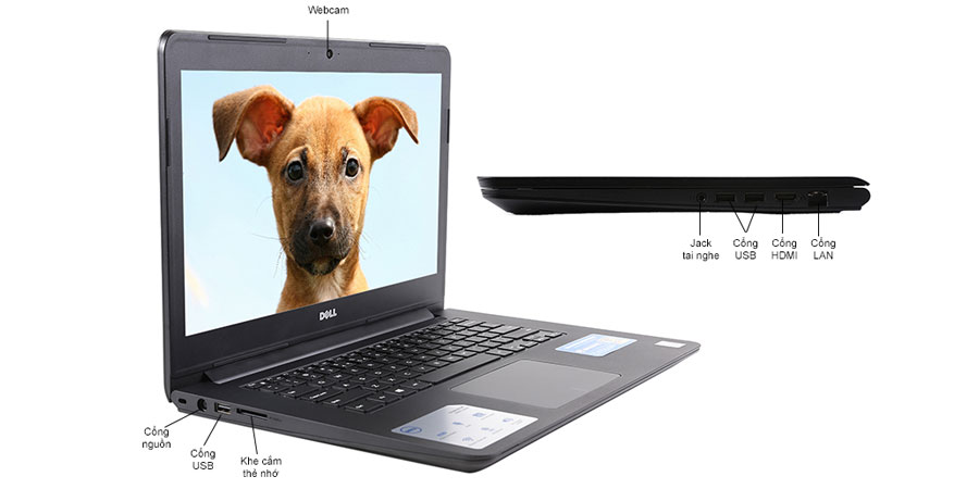 M&aacute;y t&iacute;nh x&aacute;ch tay Dell Inspiron 14 5442 kết nối mạnh mẽ