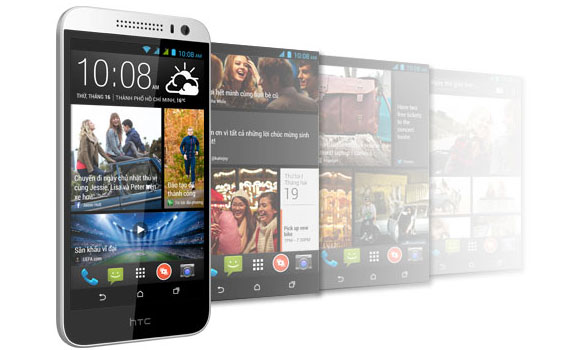Điện thoại di động HTC Desire 616 tự động cập nhật th&ocirc;ng tin, tin tức