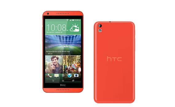 Điện thoại HTC Desire 816 thiết kế sang trọng nổi bật