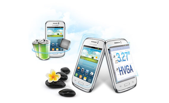 Điện thoại Samsung Galaxy Young có thời lượng pin tốt