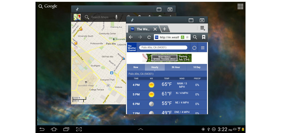 Máy tính bảng Samsung SM-P601 vận hành đa nhiệm tiện lợi