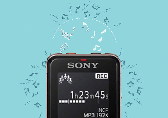 M&aacute;y ghi &acirc;m Sony ICD-UX543F n&acirc;u lọc &acirc;m tần số thấp