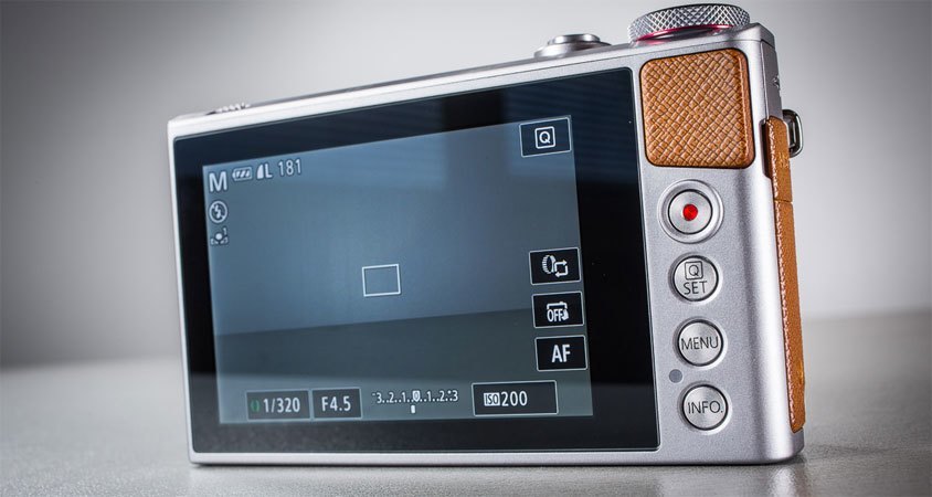 Máy ảnh Canon Powershot G9X trang bị màn hình cảm ứng 3.0"