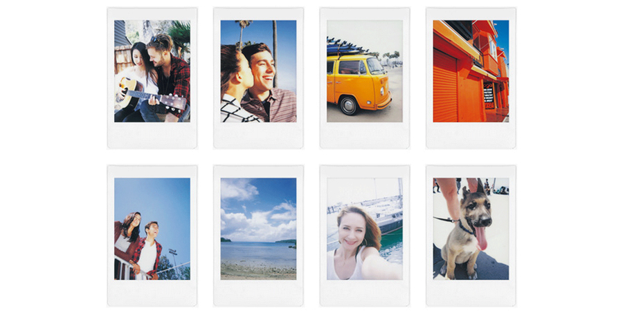 Máy chụp ảnh lấy liền Fuji Instax Mini 70 xanh có tiêu cự f=60mm