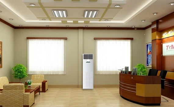 M&aacute;y lạnh tủ đứng Daikin FVRN71AXV1 thiết kế trắng s&aacute;ng b&oacute;ng