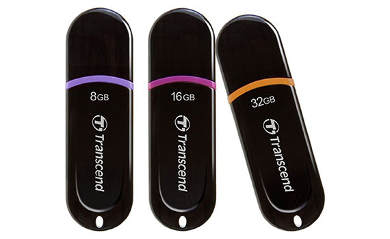 USB Transcend JetFlash 300 8GB 2.0 thiết kế nhỏ gọn, độc đáo