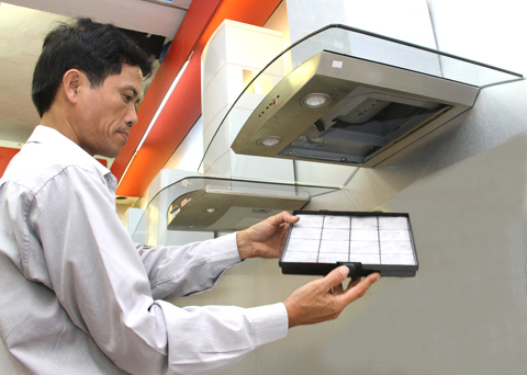 vệ sinh vỉ than