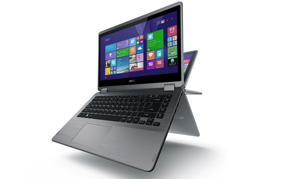 Thiết kế laptop Acer Aspire R3 471T 337U c&oacute; thể gập 360 độ